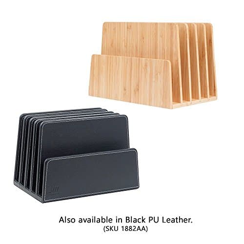 MobileVision Bamboo Multi Device Organizer for Smartphones, Tablets and Laptops, 5 Slots 7