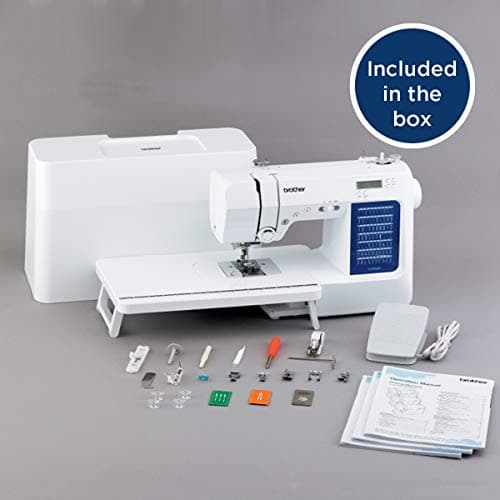 Brother CS7000X Computerized Sewing and Quilting Machine, 70 Built-in Stitches, LCD Display, Wide Table, 10 Included Feet, White 8