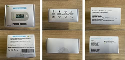 Pulse Oximeter Fingertip Bluetooth | Blood Oxygen Saturation & Heart Rate Monitor | Compatible with iOS & Android Smartphones 9