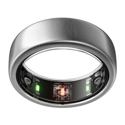 Oura Ring Gen3 Horizon - Brushed Titanium - Size 10 - Smart Ring - Size First with Oura Ring Gen3 Sizing Kit - Sleep Tracking Wearable - Heart Rate - Fitness Tracker - 5-7 Days Battery Life