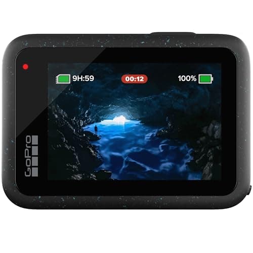 GoPro Hero12 Black E-Commerce Package - Waterproof Action Camera with 5.3K60 Ultra HD Video, 27MP Photos, HDR, 1/1.9" Image Sensor, Live Streaming, Webcam, Stabilization 6