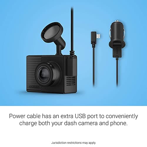 Garmin Dash Cam Tandem, Front and Rear Dual-Lens Dash Camera with Interior Night Vision, Two 180-degree Lenses, Front-Facing Lens with 1440p, Interior-Facing Lens with 720p 5