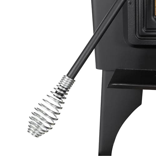 Pleasant Hearth 1,200 Sq. Ft. Small Wood Burning Stove with legs 8