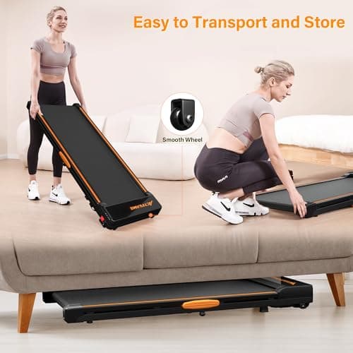 ACTFLAME Walking Pad with Incline, Portable Treadmill for Home, 4 in 1 Walking Pad Incline with Remote Control 265LB Capacity, 2.5HP Compact Treadmill with LED Display for Walking and Running 8