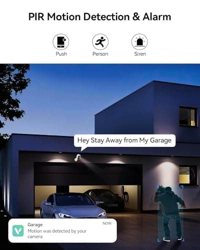 LongPlus Security Cameras Wireless Outdoor Camera Wireless Camera for Home Security, Battery Powered WiFi Cameras with AI Motion Detection, 2-Way Talk, Cloud/SD Storage 5