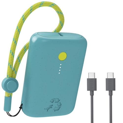 Nimble Champ Portable Charger, 10,000mAh Power Bank Fast Charging, 20W Dual USB-C Battery Pack with Cable, Travel Essential Power Bank for iPhone Laptops Galaxy Tablet Pixel iPad Macbook Kindle Airpod