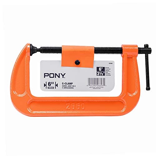 Pony Jorgensen 2660 6-Inch C-Clamp, Orange 7