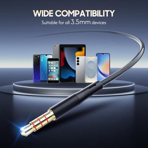 LWZCAM Earbuds Earphones with Microphone, 5 Pack Wired Heavy Bass Headphones, Earphone with Noise Isolating, Fits 3.5mm Interface for iPad, Desktop 7