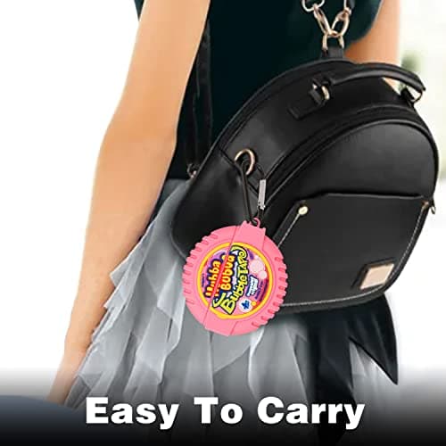 Jowhep Case for Beats Studio Buds Funny Unique 3D Design Cute Silicone Cover Fashion Kawaii Cool Fun Cartoon Wireless Powerbeats Cases for Beats Earbuds Headphones for Girls Boys Teen Bubble Gum 6