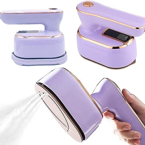 Travel Steamer Iron for Clothes Mini: Handheld Size Portable Fabric Clothing Steamers Small Hand Garment Electric Steam Ironing Machine for Dress Shirt Plancha a de Vapor para Ropa Portatil
