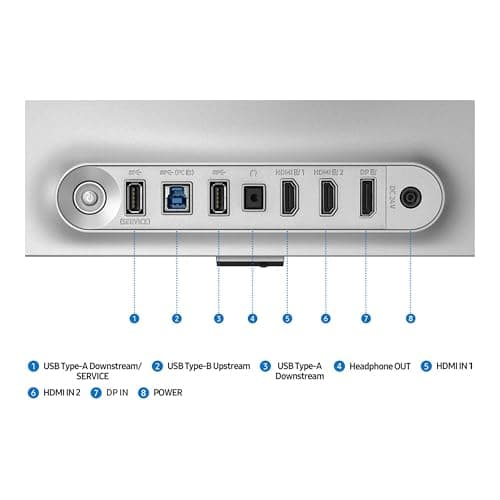 Samsung 32” Odyssey QD-OLED G8 (G81SF), 4K, 240Hz, Gaming Monitor, 0.03ms Response Time, DisplayHDR True Black 400, AMD FreeSync™ Premium Pro, G-Sync Compatibile, 3 Yr Warranty, LS32FG810SNXZA, 2025 9