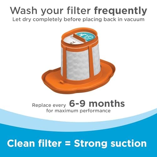 BLACK+DECKER dustbuster Portable Vacuum Cordless Handheld, Small Hand Vacuum Cleaner for Dorm Home and Car, Powerful 20V AdvancedClean+ (HHVK515J00FF) 7