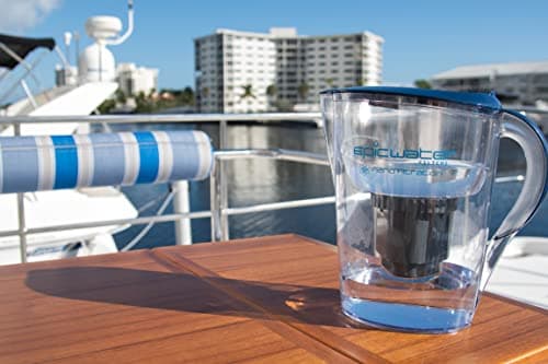 Epic Water Filters Nano | Water Filter Pitchers for Drinking Water | 10 Cup | 150 Gallon Filter | Gravity Water Filter | Removes Virus, Bacteria, Chlorine | Water Purifier (Navy Blue) 8