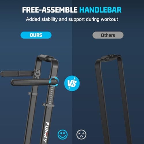 Walking Pad Treadmill with Desk Workstation, Incline Foldable Treadmill with Handrail, 300lbs Capacity, 3 Control Methods, Folding Treadmills for Home Office, Pink 5