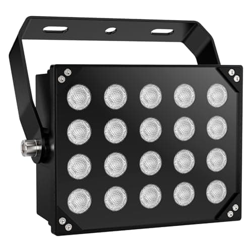 [Upgraded] Univivi IR Illuminators 20 LEDs 850nm Long Range Illuminator 90 Degree Wide Angle Infrared Flood Light IP67 Waterproof for Security Camera IR Light Indoor&Outdoor