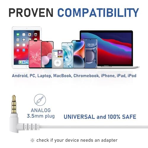 LUDOS ZENITH Wired Earbuds in-Ear Headphones, 2 Years Warranty, Earphones with Microphone, Corded for 3.5mm Jack Ear Buds for iPhone, Samsung, Computer, Laptop, Kids, School Students, Women, Small Ear 5