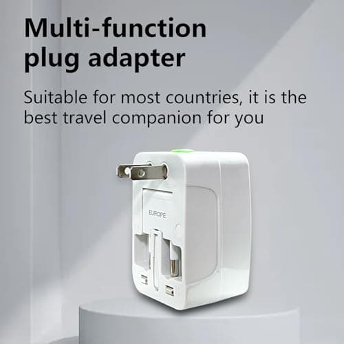 DAN Technology Auto Dual Voltage Hair Dryer,Hair Blow Dryer,Folding hairdryer for Travel,Small Blower with Multi-Function Plug Adapter,Compact Hair Dryer with Diffuser & Concentrator 5