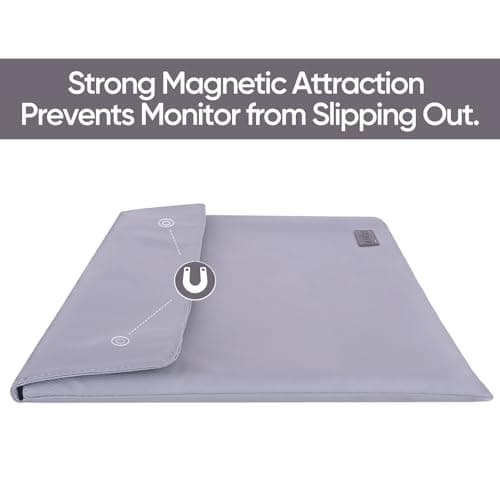 ARZOPA Portable Monitor & Sleeve,16.1'' 144Hz 1080P FHD Laptop Monitor & PU Sleeve Bag Combination 8