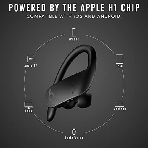 Beats Powerbeats Pro Wireless Earbuds - Apple H1 Headphone Chip, Class 1 Bluetooth Headphones, 9 Hours of Listening Time, Sweat Resistant, Built-in Microphone - Black 5