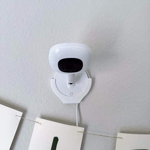 MarinBuilt Wall Mount for Nanit Pro Flex Stand, Portable Electronic Device Mount, Easy Insert and Removal, Low Profile, Made in USA, White - NFS-W-W 3