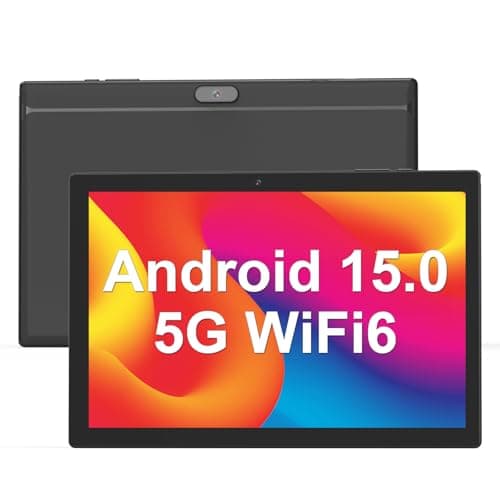 Android 15 Tablet 10 Inch Tablet, DDR4 8GB RAM 32GB Storage Tablets, Support 1TB Expand 2MP+8MP Dual Camera 10 IN Tab, WiFi6 Bluetooth 6000mAh Battery, 1280*800 10.1'' IPS HD Touch Screen Tableta.