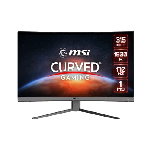 msi Optix G32CQ4 E2 QHD 1500R Curvature 16:9 Aspect Ratio Non-Glare Super Narrow Bezel 1ms 2560 x 1440 170Hz Refresh Rate Tilt Adjustment AMD FreeSync 32" Monitor,Black 11