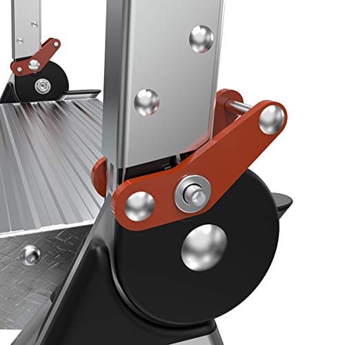 Little Giant Ladders, Jumbo Step, 2-Step, 2 foot, Step Stool, Aluminum, Type 1AA, 375 lbs weight rating, (11902), Silver 16