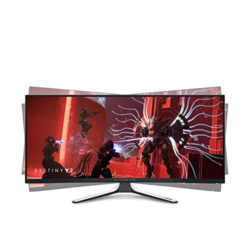 Alienware AW3423DW Curved Gaming Monitor 34.18 inch Quantom Dot-OLED 1800R Display, 3440x1440 Pixels at 175Hz, True 0.1ms Gray-to-Gray, 1M:1 Contrast Ratio, 1.07 Billions Colors - Lunar Light 12