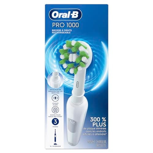 Oral-B Pro 1000 Rechargeable Electric Toothbrush, White 8