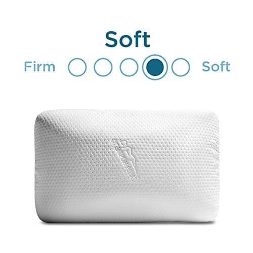 TEMPUR-Adapt (Supreme) 3" Memory Foam Mattress Topper and Tempur-Pedic Memory Foam Symphony Pillow Luxury Soft Feel, Standard, White 6