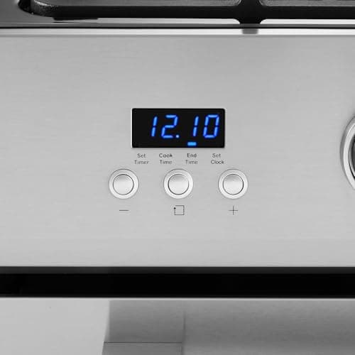 COSMO COS-305AGC 30 in. 5.0 cu. ft. Freestanding Single Oven Gas Range with 5 Burner Cooktop and Heavy Duty Cast Iron Grates in Stainless Steel 7