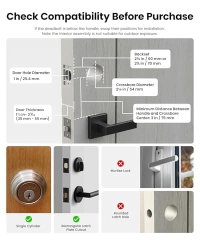 Lockin Veno Plus Smart Lock with 2K 180° Security Camera & Video Doorbell, AI Local Storage, Palm Vein/Fingerprint Keyless Entry Door Lock, Smart Locks for Front Door Bulit in Wi-Fi, App Control 8