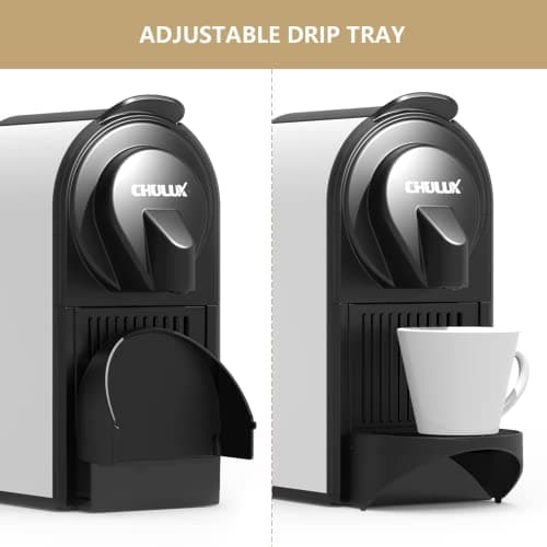 CHULUX Bafè-Pro Espresso Machine, Mini Espresso Machine for Nespresso Original Capsules, Single Serve Coffee Machine for Home Espresso & Lungo Maker, Italian ODE 20 Bar Pump, White 7