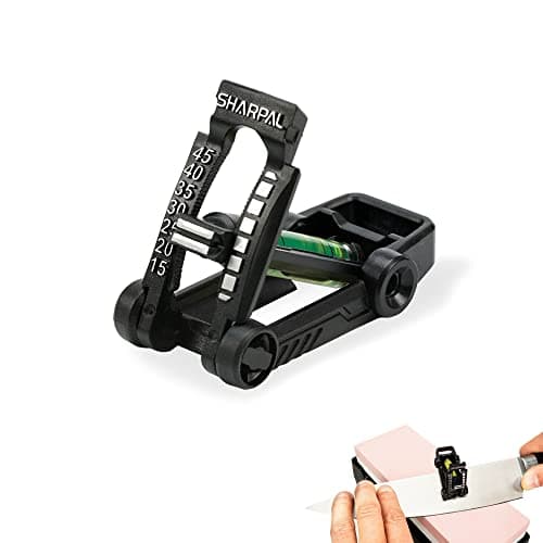 SHARPAL 194H Whetstone Knife Blade Sharpener Sharpening Stone Angle Guide, Chisel/Plane Iron Blade Honing Guide, Knife Edge Angle Finder, Knife Sharpening Trainer (Angle from 15° to 45°)