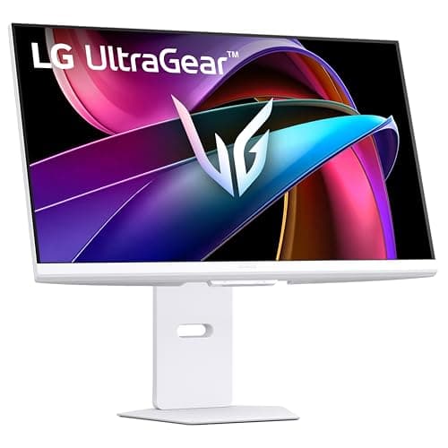 LG 32G810SA-W 32-inch Ultragear 4K UHD (3840 x 2160) IPS Gaming Monitor, 144Hz, 1ms, NVIDIA G-Sync Compatible, AMD FreeSync Premium, VESA DisplayHDR 400, HDMI, DisplayPort, USB Type-C, White 10