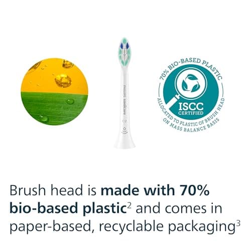 Philips Sonicare C2 Plaque Control - Genuine Replacement Electric Toothbrush Heads, White, 3 Pack, HX9023/65 9