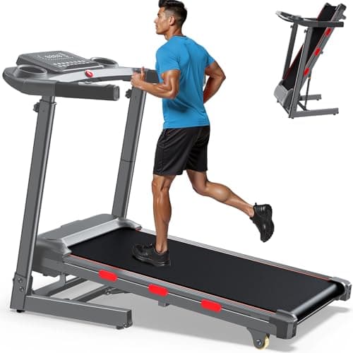 Advzon 3.5 HP Auto Incline Treadmills for Home - Adjustable Height Handle Bars, 8.7 MPH, Wide Belt, 300+ lb Capacity