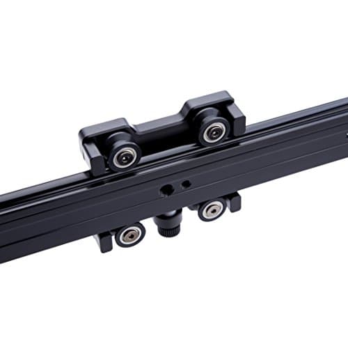 Movo MV-S120 47" Camera Slider Track Glider System with Roller Bearing Platform, Adjustable Legs, Tension Control and More 7