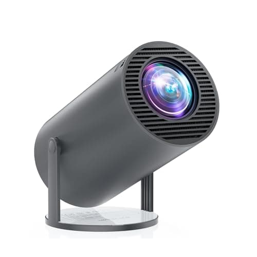 Mini Projector, CLOKOWE 2024 Upgraded Portable Projector with 9000 Lux and Full HD 1080P, Movie Projector Compatible with iOS/Android Phone/Tablet/Laptop/PC/TV Stick/Box/USB Drive/Game Console