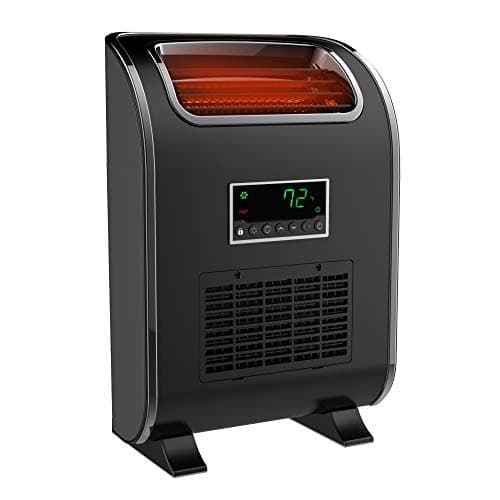 LifeSmart 3-Element Slim Line Heater Unit in Black Chrome 4
