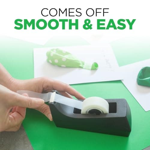 Scotch Desktop Tape Dispenser, Black, 2.7 in. x 2.7 in. x 6.4 in., 1 Tape Dispenser, Polystyrene (PS) 5