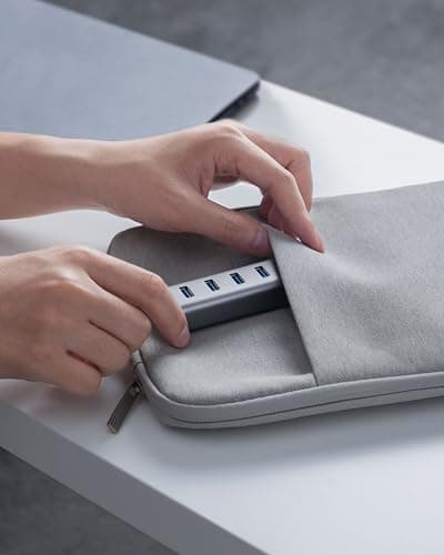 Anker USB C Hub, 4 USB 3.0 Ports, Aluminum USB-C toUSBAdapter, Compatible with MacBook Pro 2018/2017, ChromeBook, XPS, Galaxy S9/S8, and More Devices 7