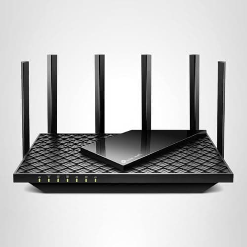 TP-Link AXE5400 Tri-Band WiFi 6E Router (Archer AXE75), 2025 PCMag Editors' Choice, Gigabit Internet for Gaming & Streaming, New 6GHz Band, 160MHz, OneMesh, Quad-Core CPU, VPN & WPA3 Security 8