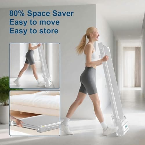 BARWING 6.5MPH Walking Pad Treadmill Under Desk Walking Pad with Incline 330 lbs Mini Portable Walking Treadmill for Home Small Office with Remote Control Incline Walking pad Under Desk 7