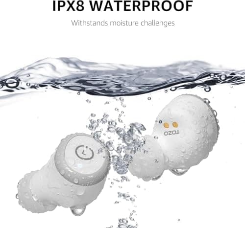 TOZO T10 Wireless Earbuds Bluetooth 5.3 Headphones, App Customize EQ, Ergonomic Design, 55H Playtime, Wireless Charging Case, IPX8 Waterproof Sound in-Ear Headset, New Version 6