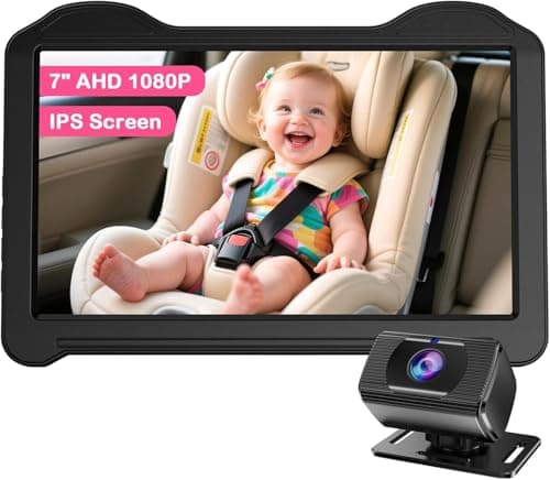 7-Inch Car Baby Camera for Seat: 1080P HD Rear Facing Camera for Backseat - 150° Wide Angle View with Ultra-Clear Night Vision - Easy Installation - USB-Powered for Monitoring Infant by Fodkh