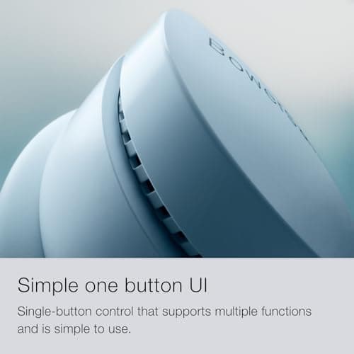 Bowers & Wilkins Pi6 Wireless Earbuds-Cloud Grey, in-Ear Wireless Bluetooth Earphones with aptX Adaptive & 12mm Drivers, Bespoke Active Noise Cancelling Earbuds, 3 Built-in Mics, 15-Min Quick Charging 8