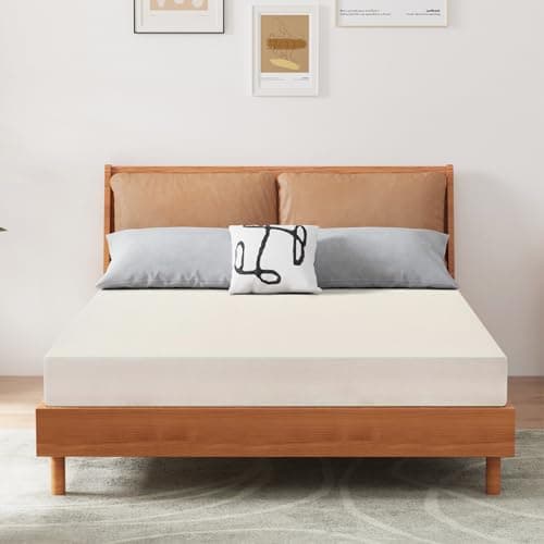 EGOHOME Queen Memory Foam Mattress 6 Inch - Cooling in a Box, Premium Terry Cover, CertiPUR-US Certified, Medium Firmness, 69" x 80", Yellow