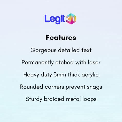 Custom Luggage Tags (3 or 6 Pack) - Personalized Unique Suitcase & Backpack Travel, Durable, Waterproof & Heavy Duty (Orange) 8