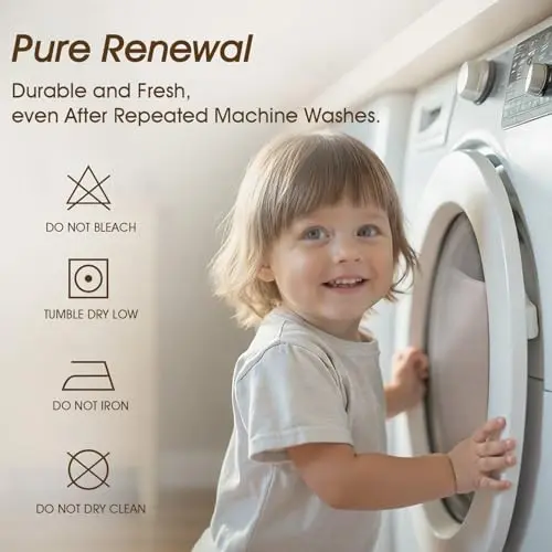 downluxe Down Alternative Pillows King Size Set of 2 - Hotel Collection Soft Bed Pillows for Sleeping, Perfect for Side, Back and Stomach Sleepers, 20 X 36 8